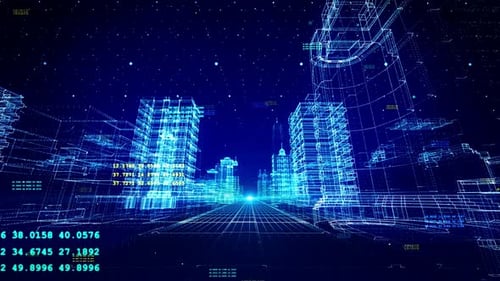 Holograma digital de Cyber City