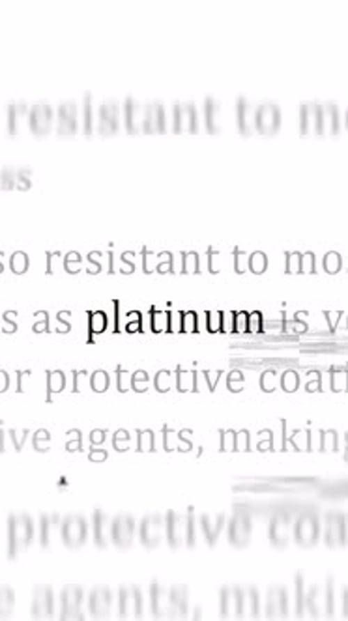 Platinum headline titles media seamless loop vertical
