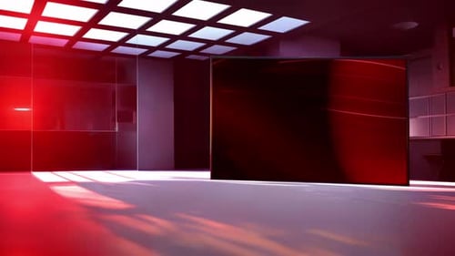 Modern TV Production Studio: Innovative Virtual Set Solutions
