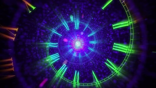 Endless Spiral Time Tunnel