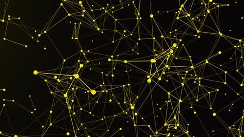 Animated Digital Plexus Network Background