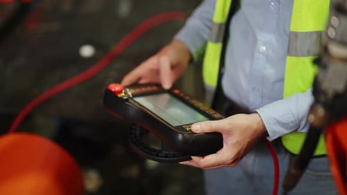 Engineer team working together in the factory