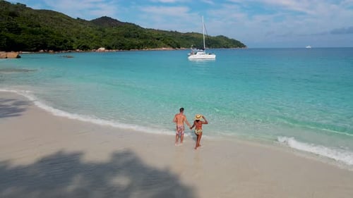 Anse Lazio Praslin Seychelles a Tropical Beach During a Luxury Vacation in Seychelles