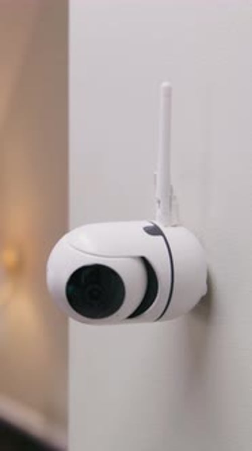 CCTV Camera with Microphone and Indicator