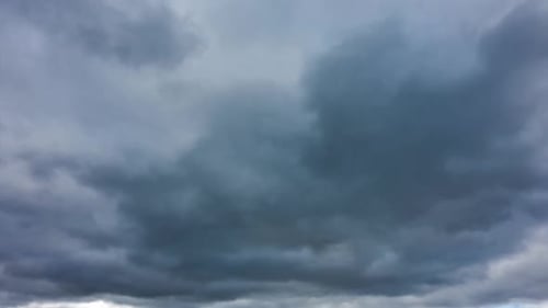 Dramatic Clouds Moving Quickly in Time Lapse