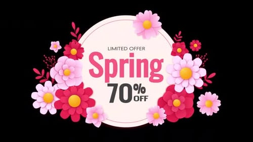Spring Sale 70% Has Started Alpha Channel