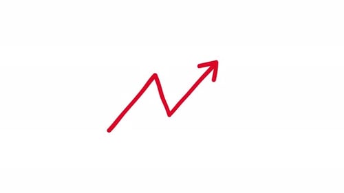 Zigzag Up Arrow Doodle Animation