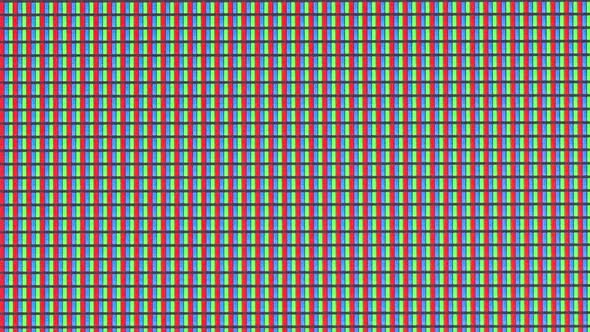 CloseUp of the LCD Screen Pixels Colored RGB SubPixels, Technology ...