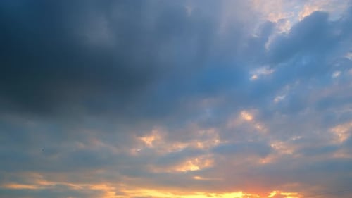 Dramatic Sunset Sky Time-Lapse