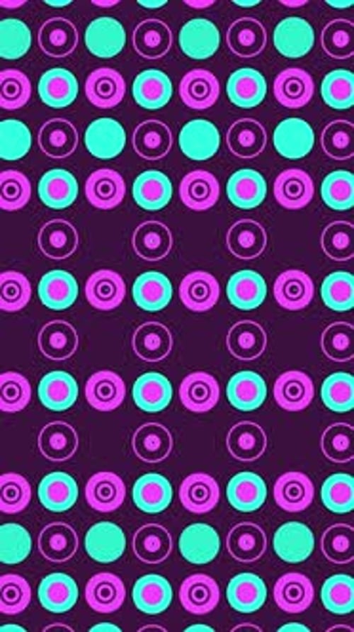 Vibrant Geometric Pattern Looping Background