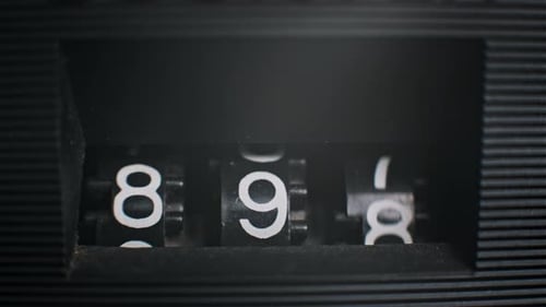 Counter Numbers 800 to 900