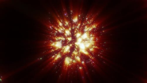 Abstract Light Particle Burst Background