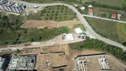 Aerial Construction Site