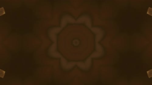 Hypnotic Abstract Mandala Morphing Background Video