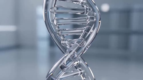 Glass Dna Background
