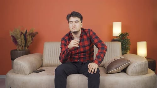 Nachdenklicher Mann.