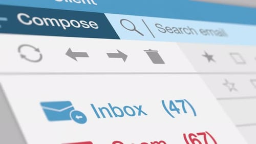 E-Mail-Spam-Konzept