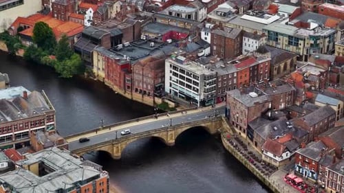 Paysage urbain de York, Angleterre