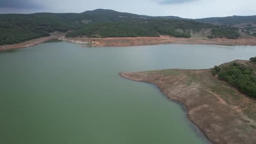 Aerial Dam Lake