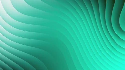 Las ondas degradadas crean una relajante textura de fondo esmeralda