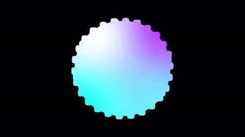 Collection Radar : animation graphique en grille radiale avec un fond dégradé en boucle