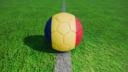 American Flag Football Ball Roll In Reveal