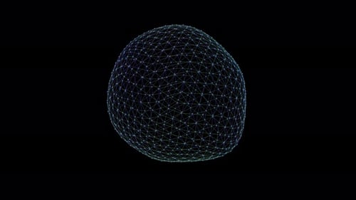 Color Wire Sphere Intro kann nahtlos geschleift werden