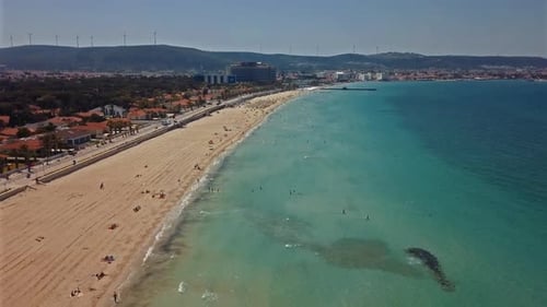 Çesme Ilıca Stranddrohne schießt