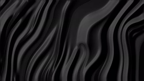 Elegant Black Fluid Waves Abstract Motion Background