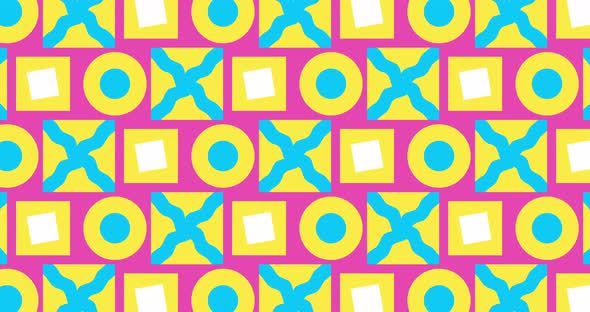 Geometric Loop Abstract Background Modern Animated Geometric Pattern or ...