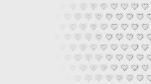 Minimalist Heart Pattern Background