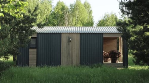 Modern Tiny House in Rural Setting