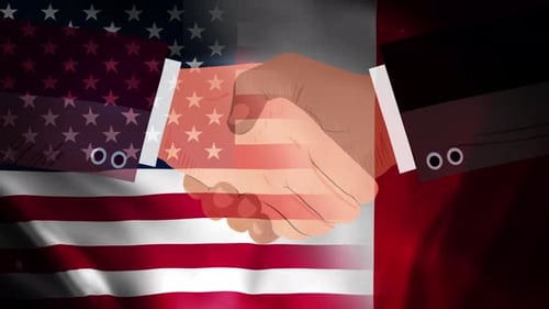 United States and France political agreements 4K