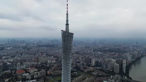 Drone Shot Guangzhou, China