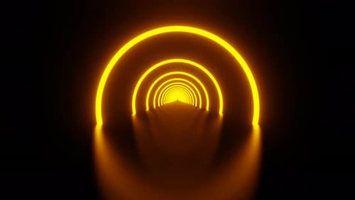 Loop-Animation im Hintergrund von Groovy Arch 4K