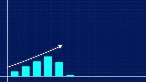 Geschäftsgrafik zeigt Wachstum