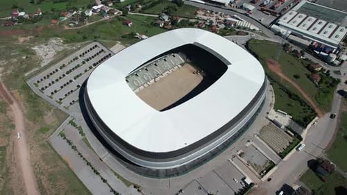 Aerial Football Stadium