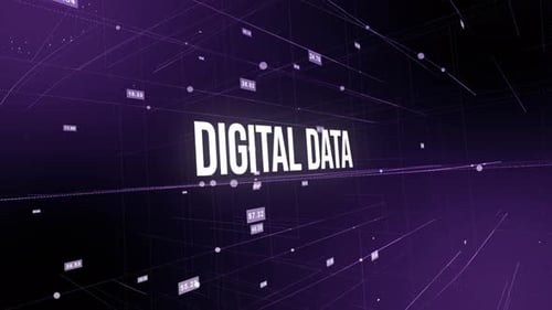 Futuristic Digital Data Global Network Technology Background