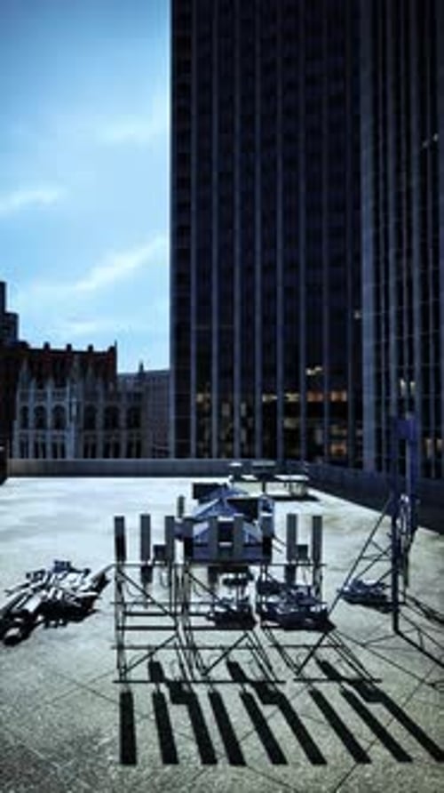 Modern Building With Many Windows