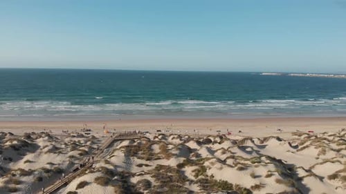 Peniche , portugal aerial flight