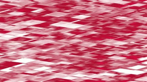 Abstract Red and White Geometric Shapes Motion Background Loop