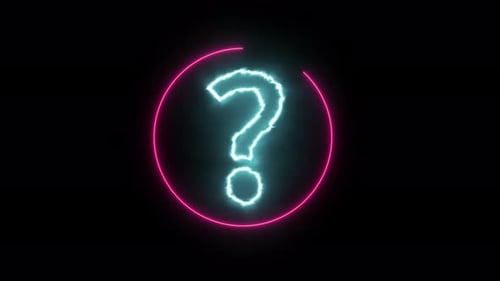 Question mark icon animation