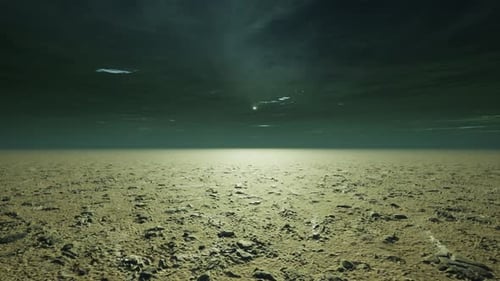 Underwater Ocean Waves Ripple And Flow With Light Rays