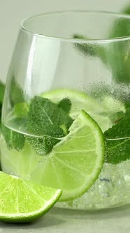 Refreshing Lime and Mint Summer Drinks