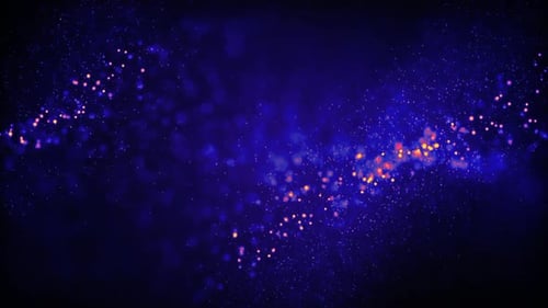 Glittery And Shiny Particles Glow Animation Loop