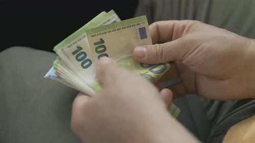 A corrupt official receives the money