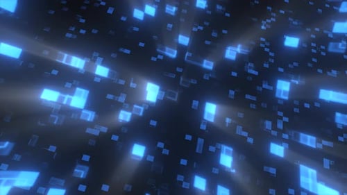 3D glühender futuristischer technischer Hintergrund
