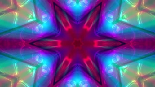 Abstract Kaleidoscope Animation Background Video