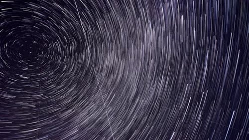 Startrails In Dark Sky Zeitraffer Astrofotografie Zeitraffer