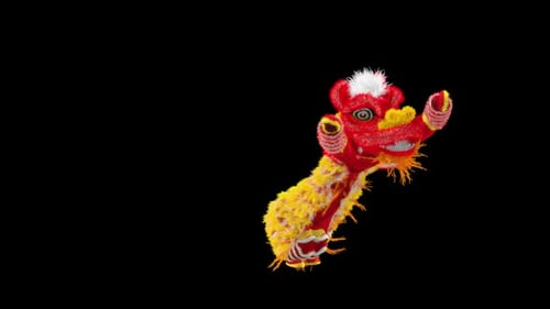 115 Hip Hop Lion Dancing Chinese New Year HD